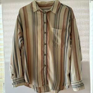 American Eagle Outfitters Multicolor Striped Shirt